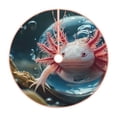thumbnail image 1 of Salouo Bubbles Axolotl Fantasy Christmas Tree Skirt 48" Farmhouse Christmas Decorations Snowman Xmas Tree Skirt Tree Mat for Holiday Party Decor, 1 of 8