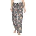 thumbnail image 1 of Salouo Bulldog Print Women's Pajama Pants Casual Loose Sweatpants PJs Flowy Pants Drawstring Palazzo for Women Wide Leg Pants Lounge Pajama -Medium, 1 of 8