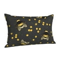 thumbnail image 1 of Salouo Bumblebee Pattern Pillow Cases,1PC Pillow Covers with Envelope Closure Decorative Pillow Case for Bed Couch,Pillows Not Included-14"x20", 1 of 6