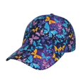 thumbnail image 1 of Salouo Butterflies Of The Starry Sky Print Unisex Sports Hat, Adjustable Golf Dad Hat Outdoor Cap Mountain Dad Hat Adjustable Fit Baseball Cap for Men and Women, 1 of 6