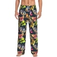 thumbnail image 1 of Salouo Butterfly Wild Insect Print Pajama Pants for Men, Lounge Pants Elastic Waistband Casual Men's sleepwear Loungewear Sleep Pajama Pant -XX-Large, 1 of 7