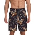 thumbnail image 1 of Salouo Butterfly1 Pattern Men's Sleep Pajama Shorts,Pajama Bottoms Elastic Waistband Sleep Pajama Short PJ Shorts for Men -Medium, 1 of 6