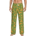 thumbnail image 1 of Salouo Cactus 2 Print Pajama Pants for Men, Lounge Pants Elastic Waistband Casual Men's sleepwear Loungewear Sleep Pajama Pant -Medium, 1 of 7