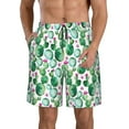 thumbnail image 1 of Salouo Cactus Plants Pattern Swim Trunks for Men,Men's Hawaiian Bathing Suit Swimsuits Quick Dry Swimming Board Shorts Beach Shorts with Pockets-Medium, 1 of 6