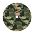 thumbnail image 1 of Salouo Camouflage Shark Christmas Tree Skirt 30" Farmhouse Christmas Decorations Snowman Xmas Tree Skirt Tree Mat for Holiday Party Decor, 1 of 8