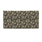 Salouo Camouflage maple Pattern Holiday Banner Outside Party Decoration Banner (1PC) Festival Supplies Fit for Birthday Parties & Celebrations & Chrismas-Small
