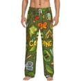 thumbnail image 1 of Salouo Camping 1 Print Pajama Pants for Men, Lounge Pants Elastic Waistband Casual Men's sleepwear Loungewear Sleep Pajama Pant -XX-Large, 1 of 7