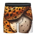 thumbnail image 1 of Salouo Cartoon Cheetah With Attitude Pattern Men's Boxer Briefs, Soft & Breathable Underwear Elastic Waistband Briefs for Men,1-Pack, 1 of 7