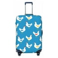 thumbnail image 1 of Salouo Cartoon Chicken Pattern Travel Dust-proof Suitcase Cover, Softside Suitcase Protector Luggage Cover Protector for 18-32inch ,Not Included Suitcase, 1 of 8