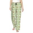 thumbnail image 1 of Salouo Cartoon Duck Print Women's Pajama Pants Casual Loose Sweatpants PJs Flowy Pants Drawstring Palazzo for Women Wide Leg Pants Lounge Pajama -Large, 1 of 8