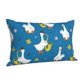thumbnail image 1 of Salouo Cartoon Goose Pattern Pillow Cases,1PC Pillow Covers with Envelope Closure Decorative Pillow Case for Bed Couch,Pillows Not Included-20"x30", 1 of 6