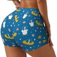thumbnail image 1 of Salouo Cartoon Goose Print Women's Athletic Shorts,Booty Shorts Biker Shorts High Waisted Elastic Workout Shorts for Yoga Gym Running Sports-X-Large, 1 of 8