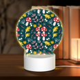 thumbnail image 1 of Salouo Cartoon Leaf Mushroom Red for Round Acrylic Night Light - Acrylic Sheets with LED Light Lamp Base - Decorative Night Lamp for Restaurant Bar Cafe Shop Room Decoration, 1 of 9