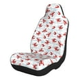 Salouo Cartoon Lobsters Pattern Car Seat Covers,Universal Car Seat