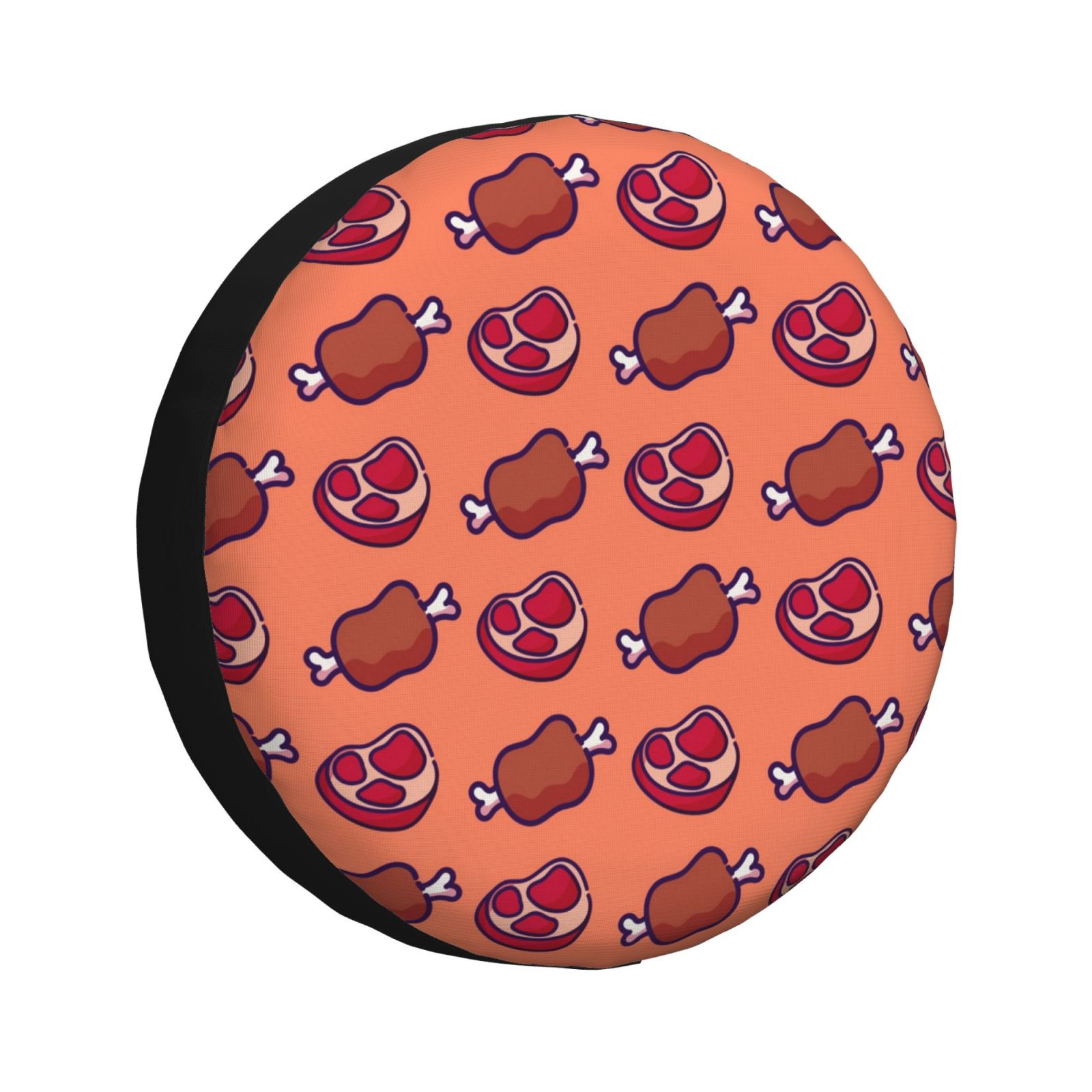 Salouo Cartoon Meat Print Spare Tire Cover 1417 inch Spare Tire