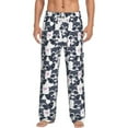 thumbnail image 1 of Salouo Cartoon Raccoon Print Pajama Pants for Men, Lounge Pants Elastic Waistband Casual Men's sleepwear Loungewear Sleep Pajama Pant -Small, 1 of 7