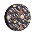 Salouo Cartoon Space 1 Print Spare Tire Cover 1417 inch Spare Tire