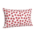 thumbnail image 1 of Salouo Cartoon Strawberry Pattern Pillow Cases,1PC Pillow Covers with Envelope Closure Decorative Pillow Case for Bed Couch,Pillows Not Included-14"x20", 1 of 6