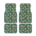 thumbnail image 1 of Salouo Cartoon Turkey for Car Floor Mat Set of 4–Car Carpet Mats - Car Mats with Anti-Slip Backing & Driver Heel Pad Universal Fit for Cars, Trucks, SUVs, and Vans, 1 of 6