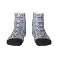 thumbnail image 1 of Salouo Cartoon colorful cute cat Pattern Unisex Middle Tube Socks,Middle-Finger Knee High Socks Over The Calf Tube Stocking Crew Stockings for Women and Men Tube Socks, 1 of 8