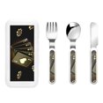 thumbnail image 1 of Salouo Casino Cards 1 Pattern 3 Pieces Toddler Utensils, Kids Silverware Set Stainless Steel Utensils for Kids Children Safe Spoons Forks & Knife Dishwasher Safe, 1 of 8