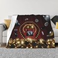 thumbnail image 1 of Salouo Casino King And Playing Cards Print Throw Blanket Gifts for Women Men Soft Flannel Blanket for Home Living Room Decor Bedroom Blanket Gifts for Mom Dad -50"x40", 1 of 7