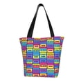 thumbnail image 1 of Salouo Cassette Tapes for Shoppers Tote for Women Foldable Handbags with Big Capacity Casual One-Shoulder Shopping Bag Hobo Bags Fit for Office/Shopping/Park, 1 of 6