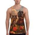 thumbnail image 1 of Salouo Cat Dog Friendship for Men's Tank Tops,Sleeveless Muscle Shirts for Men Quick Dry Workout Tank Top Gym Muscle Tee Fitness Bodybuilding Sleeveless T Shirt-4X-Large, 1 of 7