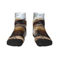 thumbnail image 1 of Salouo Cat In Sun Hat Pattern Unisex Middle Tube Socks,Middle-Finger Knee High Socks Over The Calf Tube Stocking Crew Stockings for Women and Men Tube Socks, 1 of 8