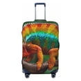 thumbnail image 1 of Salouo Chameleon Pattern Travel Dust-proof Suitcase Cover, Softside Suitcase Protector Luggage Cover Protector for 18-32inch ,Not Included Suitcase, 1 of 8