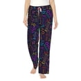 thumbnail image 1 of Salouo Chemistry Science Print Women's Pajama Pants Casual Loose Sweatpants PJs Flowy Pants Drawstring Palazzo for Women Wide Leg Pants Lounge Pajama -XX-Large, 1 of 8