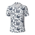 thumbnail image 1 of Salouo Chicken And Fish for Men's Short Sleeve Polo Shirts,Polo Shirts for Men Performance Short Sleeve Golf Shirt Athletic Casual Collared T-Shirt-3X-Large, 1 of 8