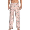 thumbnail image 1 of Salouo Chicken And Goose Print Pajama Pants for Men, Lounge Pants Elastic Waistband Casual Men's sleepwear Loungewear Sleep Pajama Pant -Small, 1 of 7