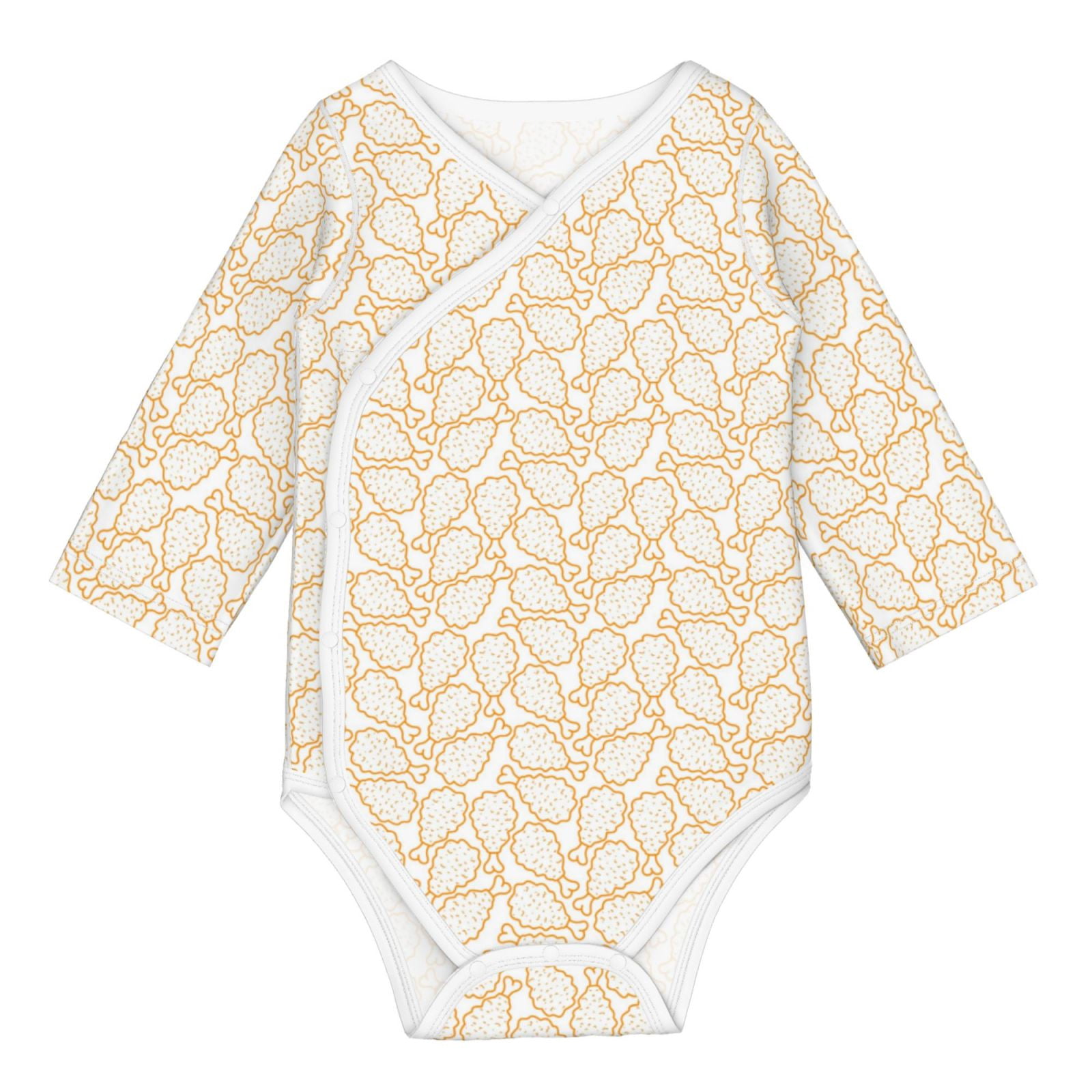 Babysprouts Long Sleeve Romper - Floral Chicken main image 1