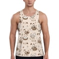 thumbnail image 1 of Salouo Chicken With Floral for Men's Tank Tops,Sleeveless Muscle Shirts for Men Quick Dry Workout Tank Top Gym Muscle Tee Fitness Bodybuilding Sleeveless T Shirt-Small, 1 of 7