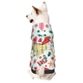 thumbnail image 1 of Salouo Christmas Cute Pigs Pattern Small Dog Hoodie Sweatshirts Dog Clothes Coat Clothing Puppy Sweater Outfit Pullover Pet Winter Coat Sweater Outfit-Small, 1 of 7