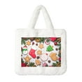 thumbnail image 1 of Salouo Christmas Gingerbread Cookies for Plush Underarm Bag,Soft Tote Bag Ladies Fluffy Shoulder Bag Women Furry Tote Bag Plush Handbag for Autumn and Winter, 1 of 7