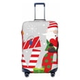 thumbnail image 1 of Salouo Christmas Gnome With Love Pattern Travel Dust-proof Suitcase Cover, Softside Suitcase Protector Luggage Cover Protector for 18-32inch ,Not Included Suitcase, 1 of 8