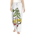 thumbnail image 1 of Salouo Christmas Gnomes Print Women's Pajama Pants Casual Loose Sweatpants PJs Flowy Pants Drawstring Palazzo for Women Wide Leg Pants Lounge Pajama -Medium, 1 of 8