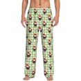 thumbnail image 1 of Salouo Christmas Hat French Bulldog Print Pajama Pants for Men, Lounge Pants Elastic Waistband Casual Men's sleepwear Loungewear Sleep Pajama Pant -Large, 1 of 7