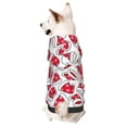 thumbnail image 1 of Salouo Christmas Hat Pattern Small Dog Hoodie Sweatshirts Dog Clothes Coat Clothing Puppy Sweater Outfit Pullover Pet Winter Coat Sweater Outfit-Small, 1 of 7