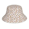 thumbnail image 1 of Salouo Christmas Santa Cartoon Snowman Print Unisex Bucket Hat, Outdoor Summer Beach Fishing Sun Hat Fun Outdoor Vacation Hat for Men Women Teens,Reversible Double-Side-Wear, 1 of 6