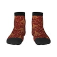 thumbnail image 1 of Salouo Christmas Tree On A Red Background Pattern Unisex Middle Tube Socks,Middle-Finger Knee High Socks Over The Calf Tube Stocking Crew Stockings for Women and Men Tube Socks, 1 of 8