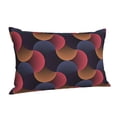 thumbnail image 1 of Salouo Circular Stripes Pattern Pillow Cases,1PC Pillow Covers with Envelope Closure Decorative Pillow Case for Bed Couch,Pillows Not Included-20"x30", 1 of 6