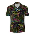 thumbnail image 1 of Salouo Color Summer for Men's Short Sleeve Polo Shirts,Polo Shirts for Men Performance Short Sleeve Golf Shirt Athletic Casual Collared T-Shirt-XX-Large, 1 of 8