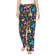 thumbnail image 1 of Salouo Colorful Air Balloons1 Print Women's Pajama Pants Casual Loose Sweatpants PJs Flowy Pants Drawstring Palazzo for Women Wide Leg Pants Lounge Pajama -Medium, 1 of 8