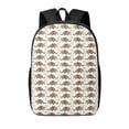thumbnail image 1 of Salouo Colorful Armadillos Print Travel Laptop Backpack,17Inch Casual Bag with Side Pockets for Men & Women Stylish Daypack for Weekender/Business/Hiking-One Size, 1 of 6