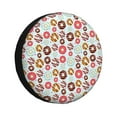 Salouo Colorful Donuts Print Spare Tire Cover 1417 inch Spare Tire