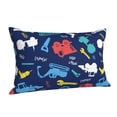 thumbnail image 1 of Salouo Colorful Excavator Pattern Pillow Cases,1PC Pillow Covers with Envelope Closure Decorative Pillow Case for Bed Couch,Pillows Not Included-16"x24", 1 of 6