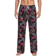 thumbnail image 1 of Salouo Colorful Hawaii Palms Print Pajama Pants for Men, Lounge Pants Elastic Waistband Casual Men's sleepwear Loungewear Sleep Pajama Pant -X-Large, 1 of 7